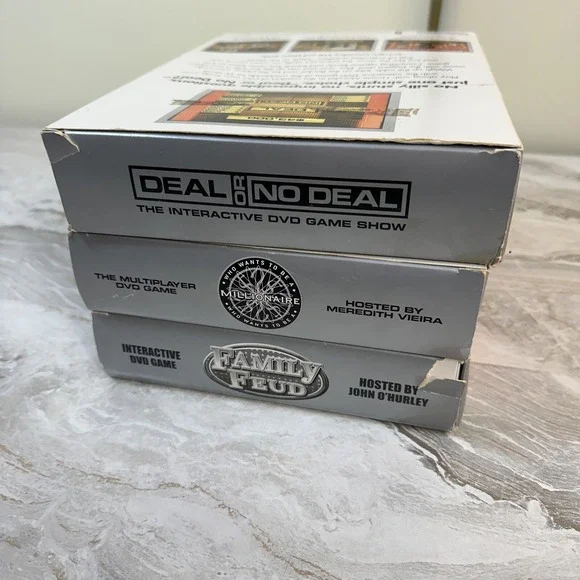 LOT 3 DVD GAME SHOWS WHO WANTS TO BE A MILLIONAIRE FAMILY FEUD DEAL OR NO DEAL - Picture 5 of 6